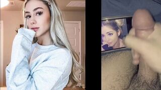 Hot Streamer Fap Tribute - Hot Babe Try Not To Cum Challenge