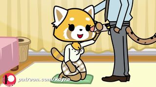 Aggretsuko porn parody Retsuko rage sex, first minute preview - public release aug 3