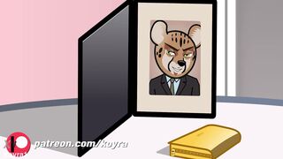 Aggretsuko porn parody Retsuko rage sex, first minute preview - public release aug 3