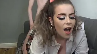 I Fuck Barely Legal Young Schoolgirl While She Was Doing Homework - HD