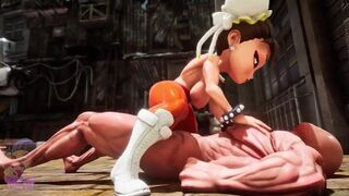 Chun Li - Sex Battle【Hentai 3D】
