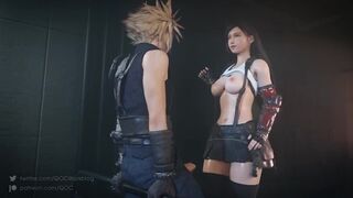 Tifa Hot Standing Thighsex(Sumata)【Hentai 3D】