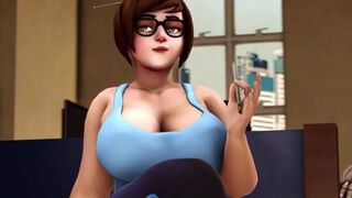 Mei - Rise and cum Movie (Overwatch)【Hentai 3D】