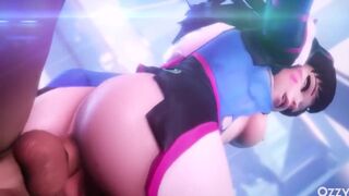 Try not to cum! HMV Compilation #7 (Overwatch Edition)【Hentai 3D】