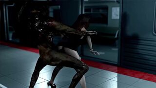 Alien Encounter (Short movie)【Hentai 3D】