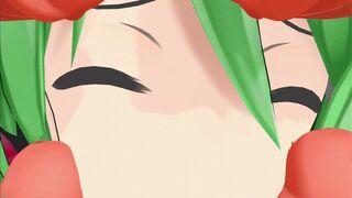 HATSUNE MIKU GANGBANG HENTAI MMD 3D UNDERWEAR GREEN HAIR COLOR EDIT SMIXIX