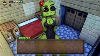 Minecraft Horny Craft - Part 6 - A Really Hot Creeper Babe By LoveSkySanHentai