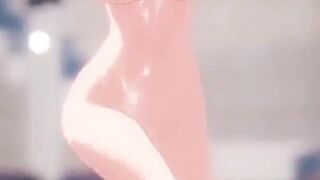 TikTok Cute Girl Dancing Nude【Hentai 3D】