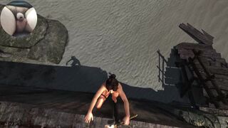 TOMB RAIDER NUDE EDITION COCK CAM GAMEPLAY #13