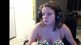 Twitch Streamer Goes Wild On stream And accidental Nip Slip #132