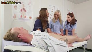 British cfnm nurses sucking their submissive patient