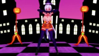 【MMD】Slut and Happy Halloween【R-18】