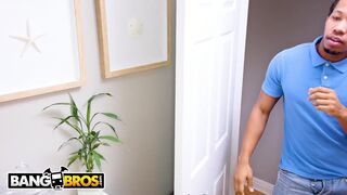 BANGBROS - Ebony Beauty Jenna Foxx Fucks Step Brother Ricky Johnson