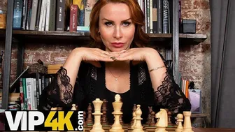 Mature 4K - Busty Mature Instead Of Chess Plays With Studs Delicious Penis