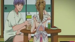 A Maid with Big Boobs who Cleans Rooms and Cocks | Anime Hentai Uncensored