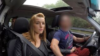 Hunt 4K - Chick with perfect ass and boobs gets paid for sex in car