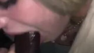 Blonde White Bitch From Tinder Eats My BBC ????????