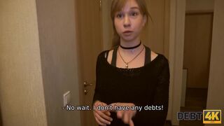 Lovely debtor pays her debt using tight pussy and sweet mouth