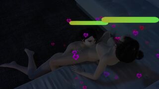 Tawny Licking Chloe Pussy On Sofa at Night