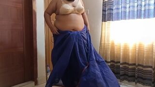 Faphouse - 62y Old Palestine Beautiful Sexy Granny Wearing Saree & Blouse Then a Guy Seduced & Fucks He