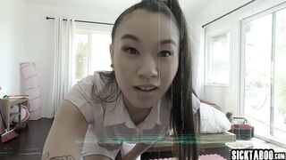 Petite nanny fucked on her first day