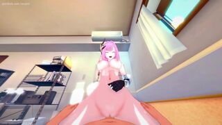 ⭐ Honkai Impact 3rd: Elysia Sex with a Beautiful Girl. (3D Hentai)