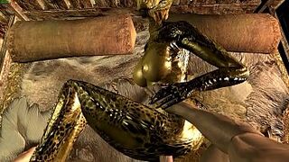 The female Argonian and Demis Episode 2