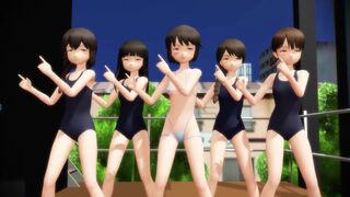 【MMD】High diving isn't my specialty!【R-18】