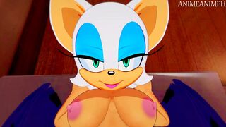 SONIC THE HEDGEDOG ROUGE THE BAT HENTAI 3D UNCENSORED