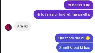 Desi Indian girl sexy hot chat on Instagram part 2