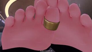 Oily Anime feet