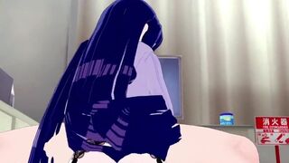 Hinata Blowjob Cum in Mouth, tits Fuck Anime Hentai 3D Naruto