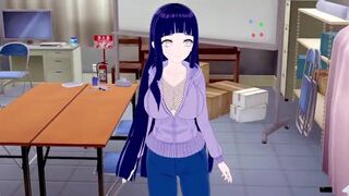 Hinata Tits touch and masturbation Anime Hentai 3D Naruto