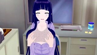 Hinata Tits touch and masturbation Anime Hentai 3D Naruto
