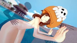 【MAY】【HENTAI 3D】【SHORT ONLY POOL WALL DOGGYSTYLE POSE】【GUILTY GEAR】