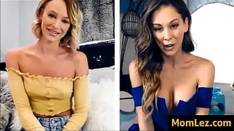 Skype porn video – Step Mom And StepDaughter Masturbate On Skype