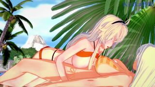 Ellen Kohagura and Yomi have intense futanari sex - Katana Maidens & Senran Kagura Hentai