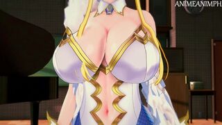 Artoria Pendragon in Bunny Suit Gives you the Time of your Life - Fate Grand Order Anime Hentai 3d