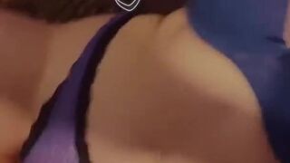 Horny teen camgirl Instagram story compilation