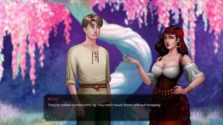 What a Legend! v0.6 - (MagicNuts) - Sex on the magical woods, hot gipsy gets creampied (4)