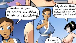 Adult Avatar Hard Cock Cave Training Parody Comic