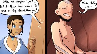 Adult Avatar Hard Cock Cave Training Parody Comic