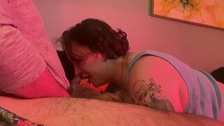 Married Curvy Tinder Date Submissive Sucks Cock Incredibly Friday Night-Part 2