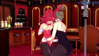 Festenia Muse and Chitose Kisaragi engage in intense lesbian play - Super Robot Wars J & V Hentai