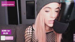 Gia Baker talking dirty do you on my microphone ASMR