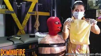 Faphouse - Femdom Latex Breathplay By Domina Fire