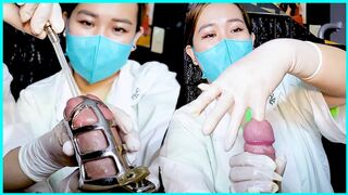 Faphouse - 2 Sadistic Nurses Finger Sounding Slave