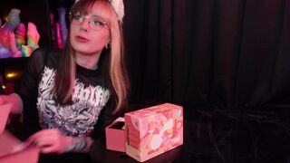 Unboxing Sunset Mushroom Vibrator from PinkPunch - Part 1 (Part 2 on Onlyfans & Fansly)