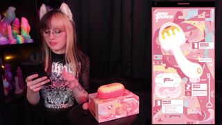 Unboxing Sunset Mushroom Vibrator from PinkPunch - Part 1 (Part 2 on Onlyfans & Fansly)