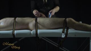 #1 Tickling cruel ruined orgasm after extreme tease and edging handjob with long post orgasm torment